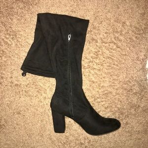 Candies Thigh High Black Boots